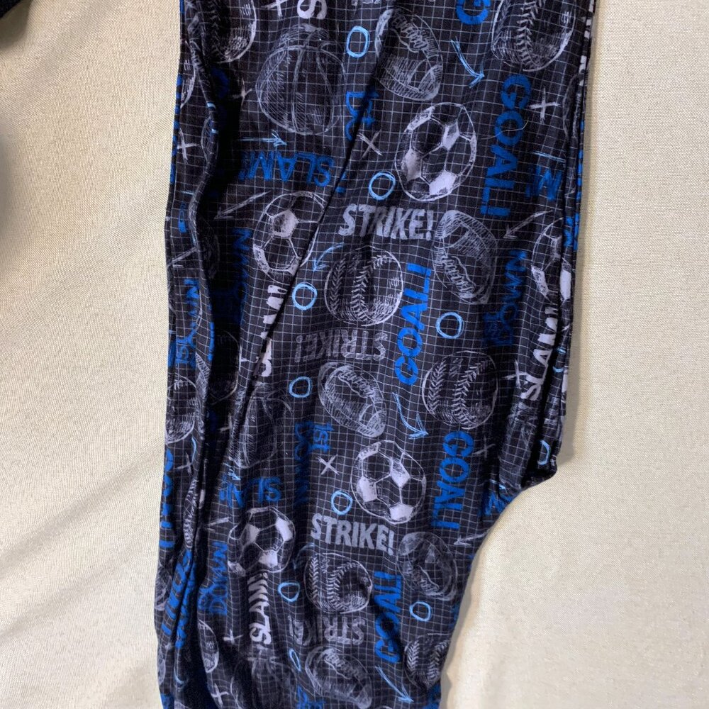 Boys Large Flannel Pajama Bottoms Size 14/16